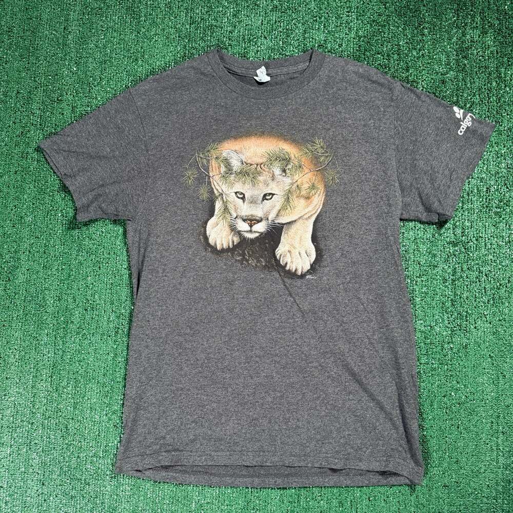 Delta Pro Weight Calgary Zoo Mountain Lion Graphic T-Shirt Medium